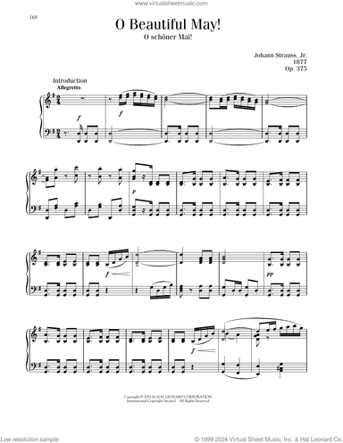 O Beautiful May!, Op. 375
