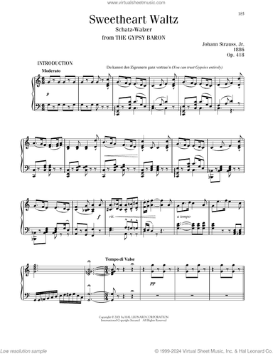 Sweetheart Waltz, Op. 418