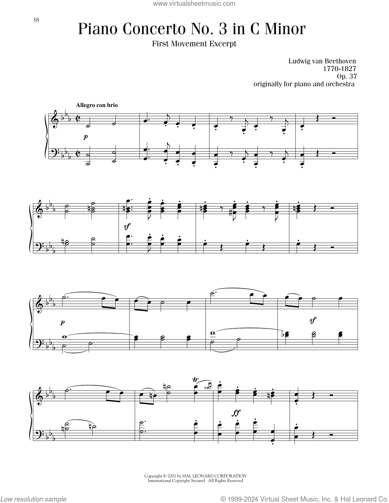 Piano Concerto No. 3, Op. 37