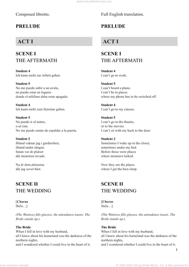 Innocence (Libretto)