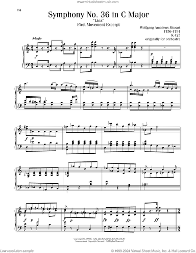 Symphony No. 36 ("Linz"), First Movement Excerpt