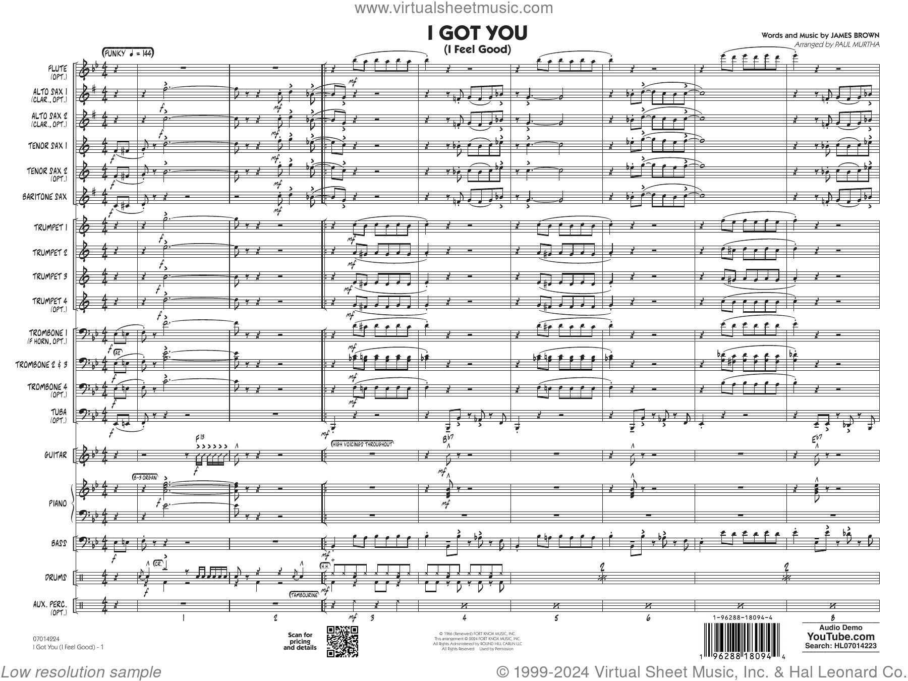 I Got You (I Feel Good) (arr. Paul Murtha)