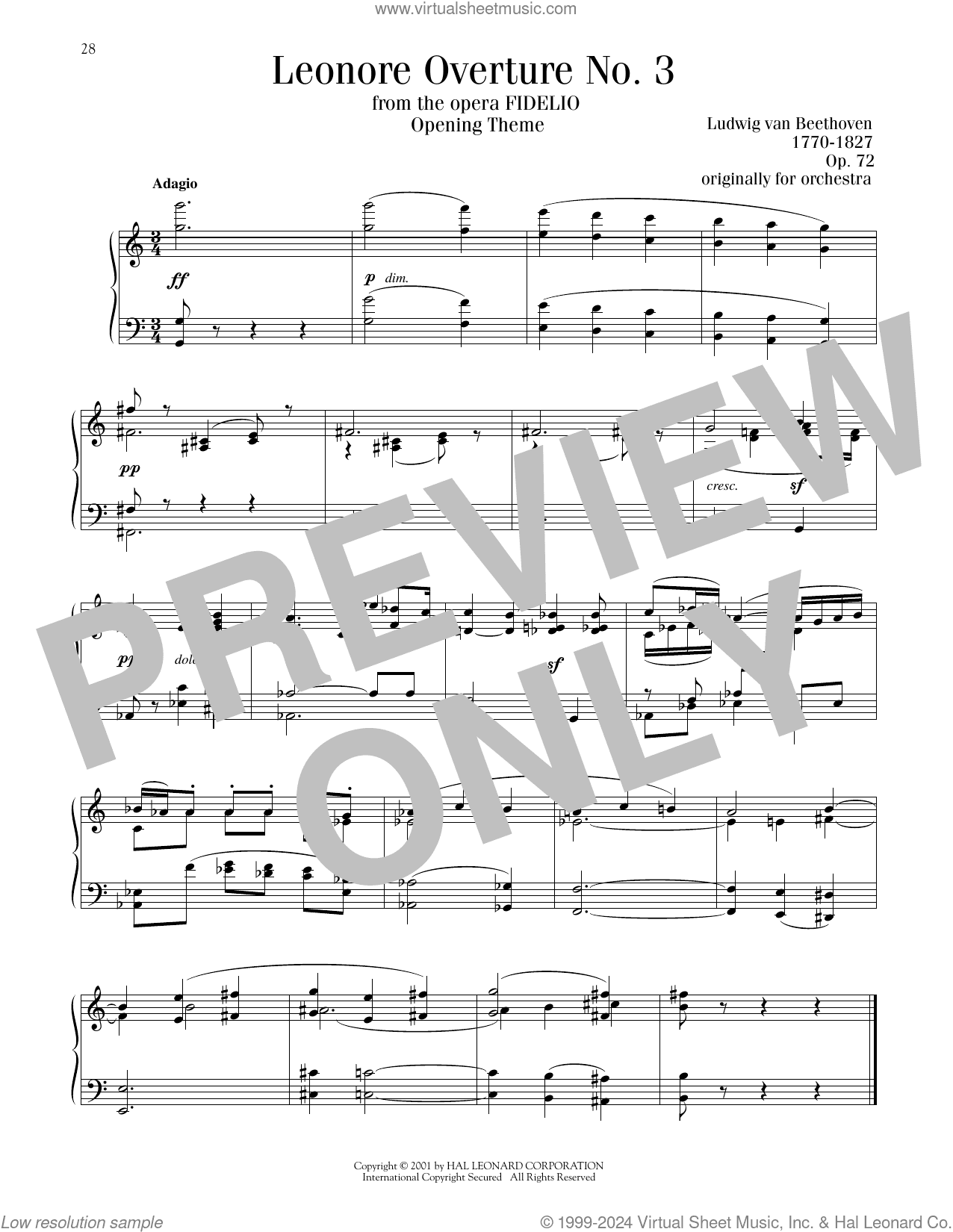 Leonore Overture No. 3