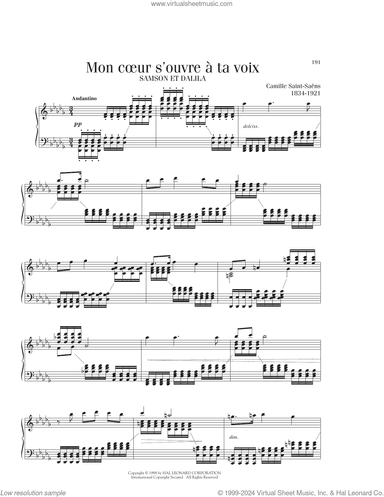 Delilah's Aria (Mon Coeur S'Ouvre A Ta Voix)