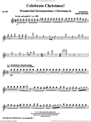 Celebrate Christmas! (Medley) (complete set of parts)