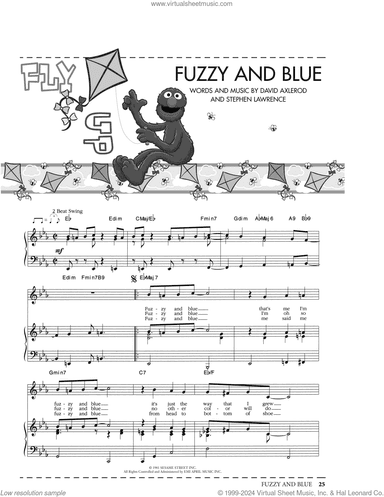 Fuzzy And Blue (from Sesame Street)