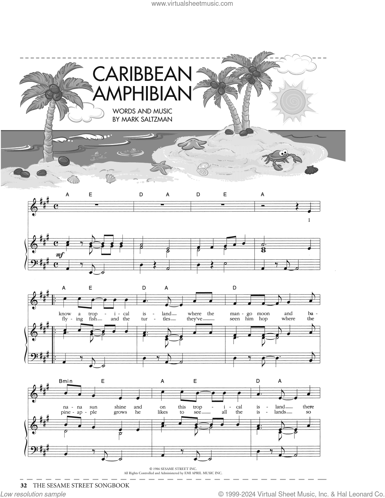 Caribbean Amphibian (from Sesame Street)
