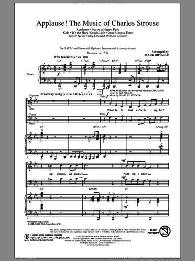 Applause! - The Music of Charles Strouse
