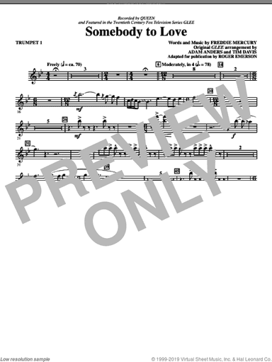 Somebody To Love (arr. Roger Emerson) (complete set of parts)
