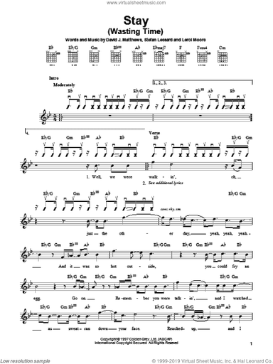 Stay (Wasting Time)