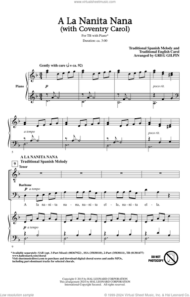 A La Nanita Nana (with Coventry Carol)