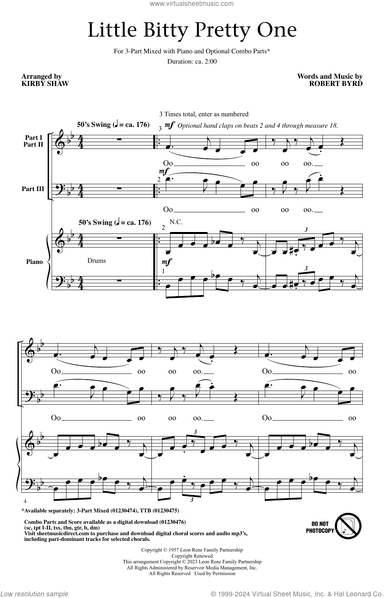 Little Bitty Pretty One (arr. Kirby Shaw)