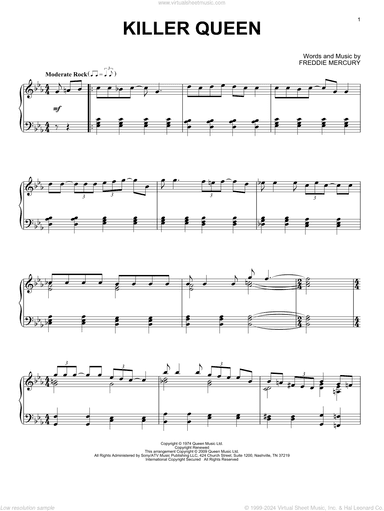 Killer Queen, (intermediate)