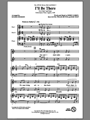 I'll Be There (arr. Roger Emerson)