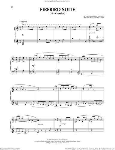 Firebird Suite (from Fantasia 2000), (intermediate)