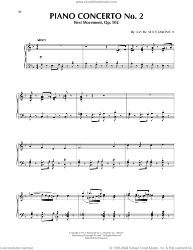 Piano Concerto No. 2, First Movement, Op. 102 (from Fantasia 2000)
