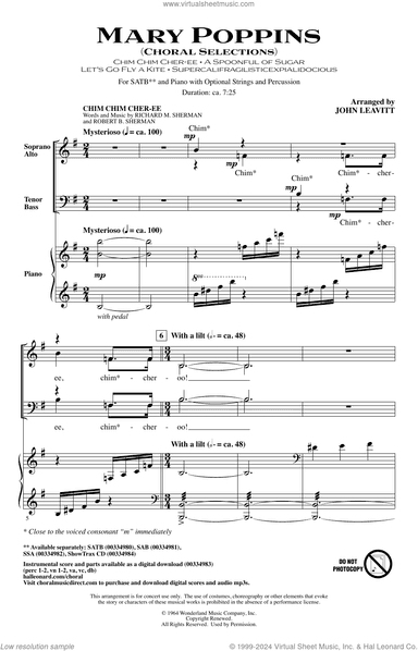 Mary Poppins (Choral Selections)