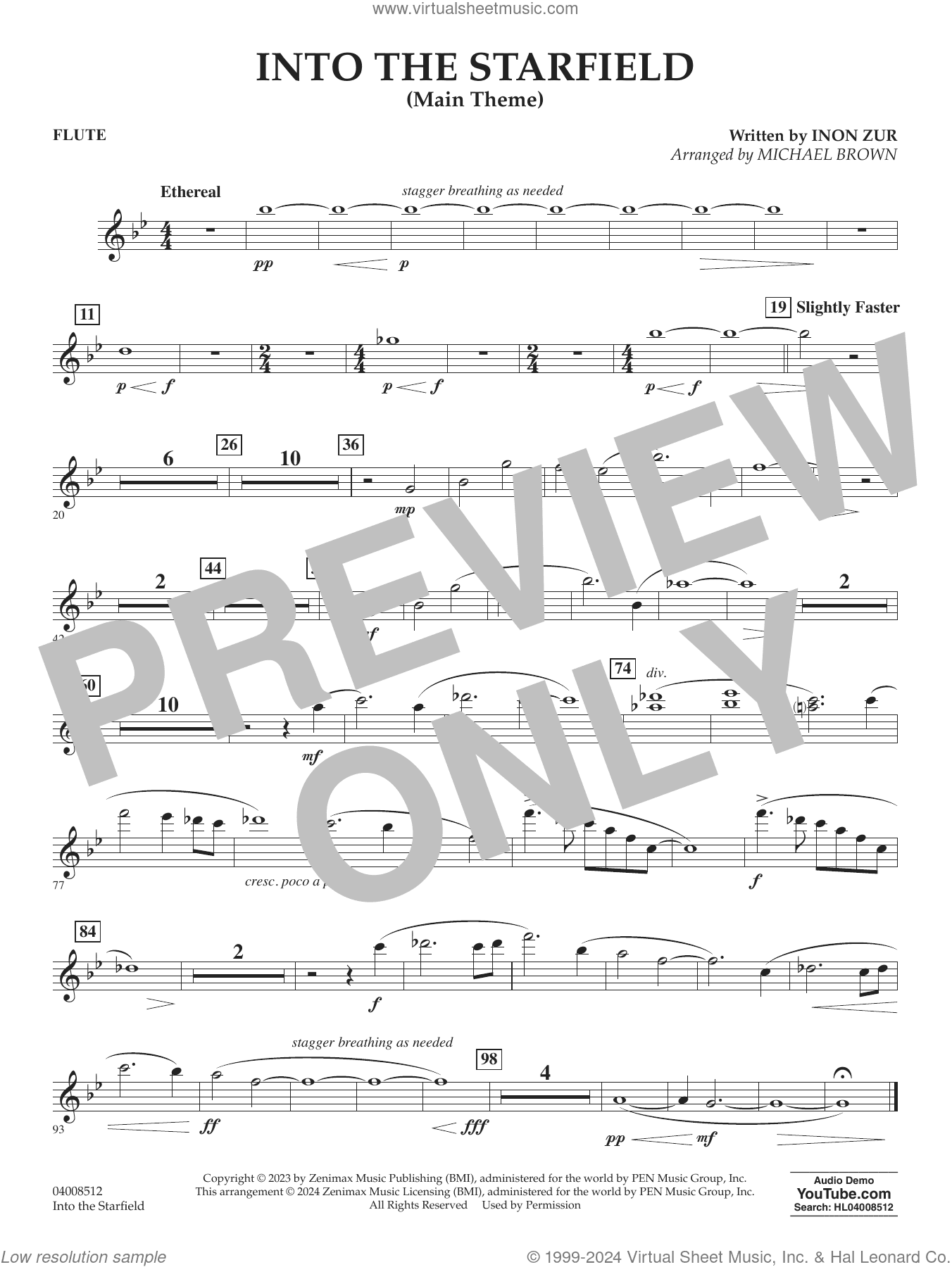 Into The Starfield (arr. Michael Brown)
