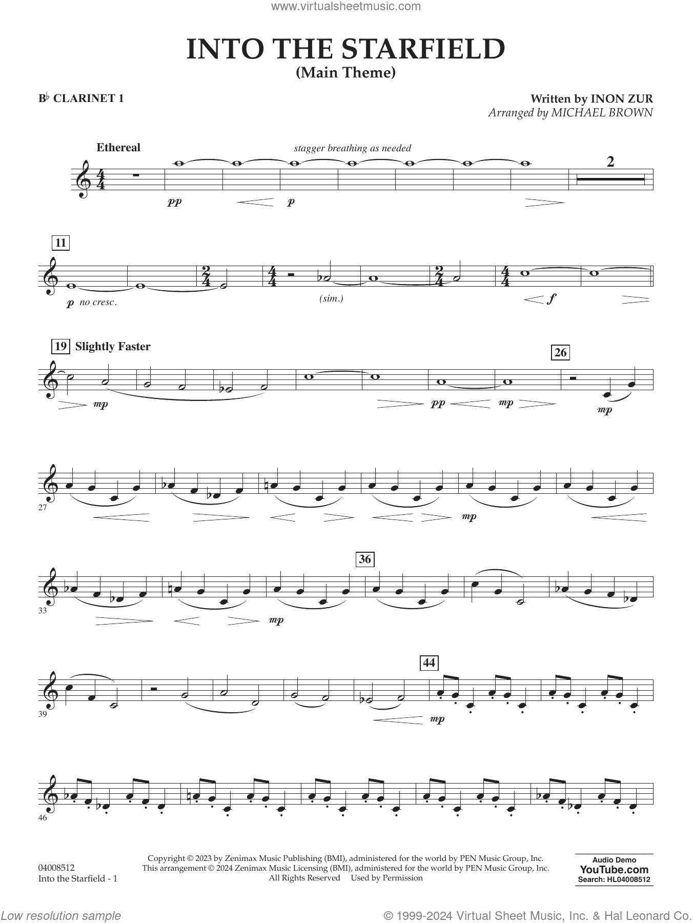 Into The Starfield (arr. Michael Brown)