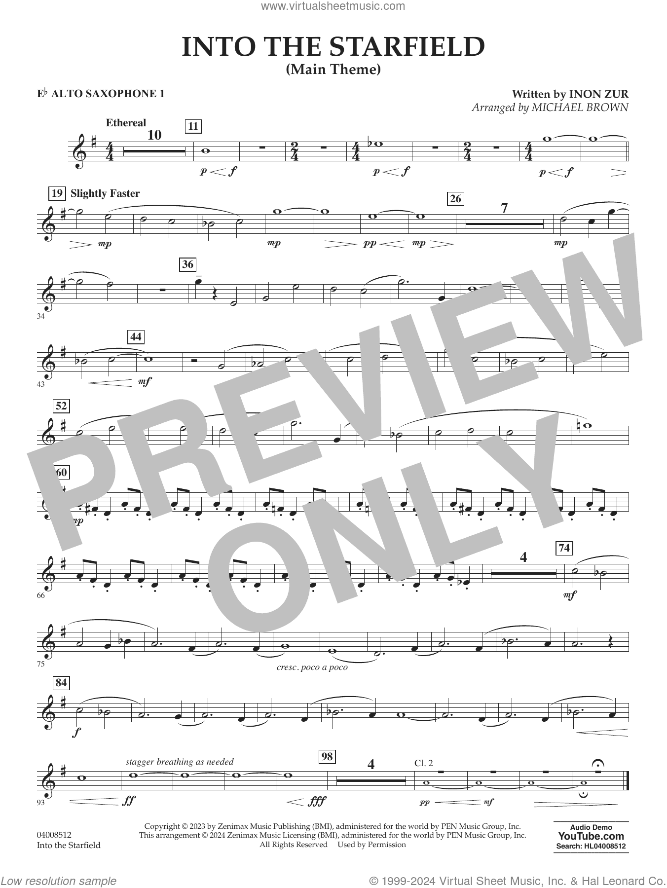 Into The Starfield (arr. Michael Brown)