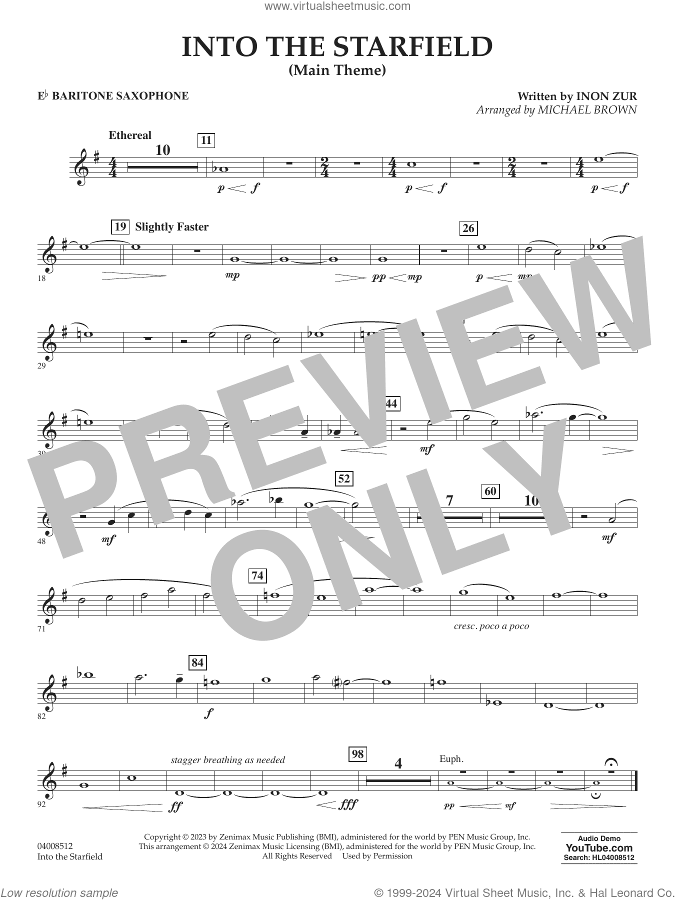 Into The Starfield (arr. Michael Brown)