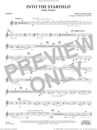Into The Starfield (arr. Michael Brown)