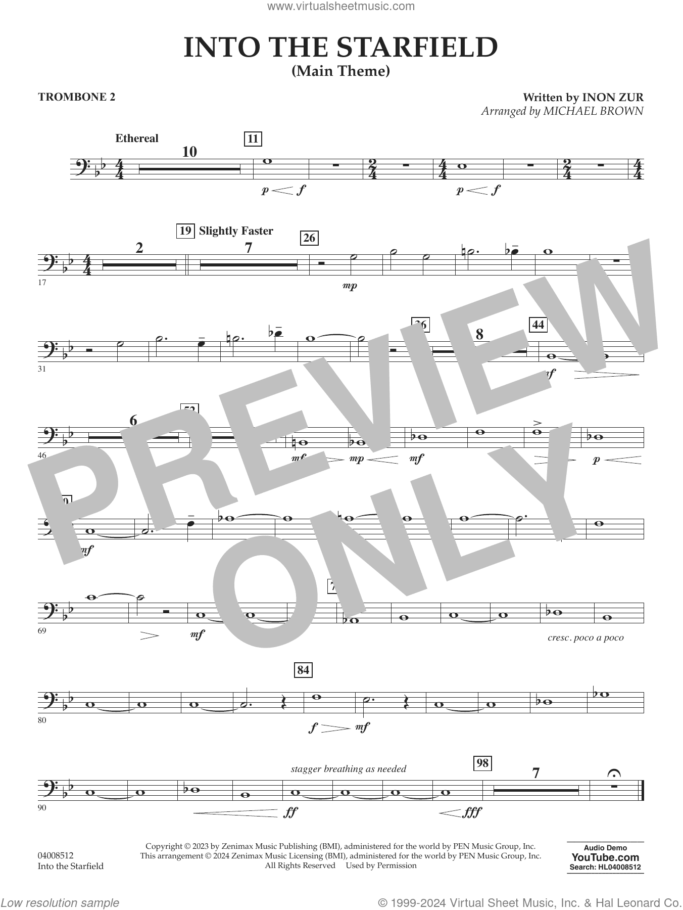 Into The Starfield (arr. Michael Brown)