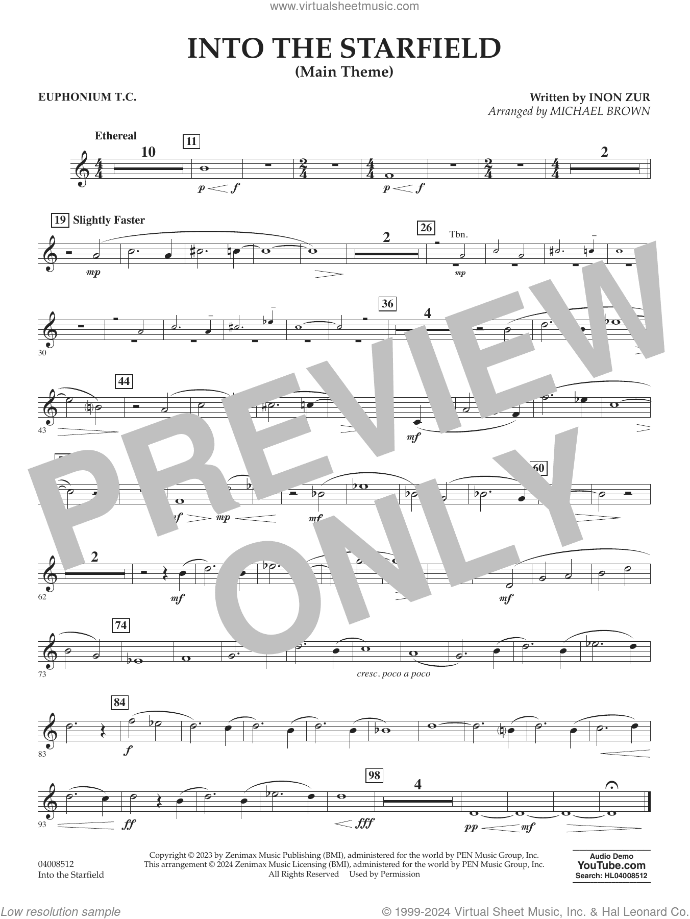 Into The Starfield (arr. Michael Brown)