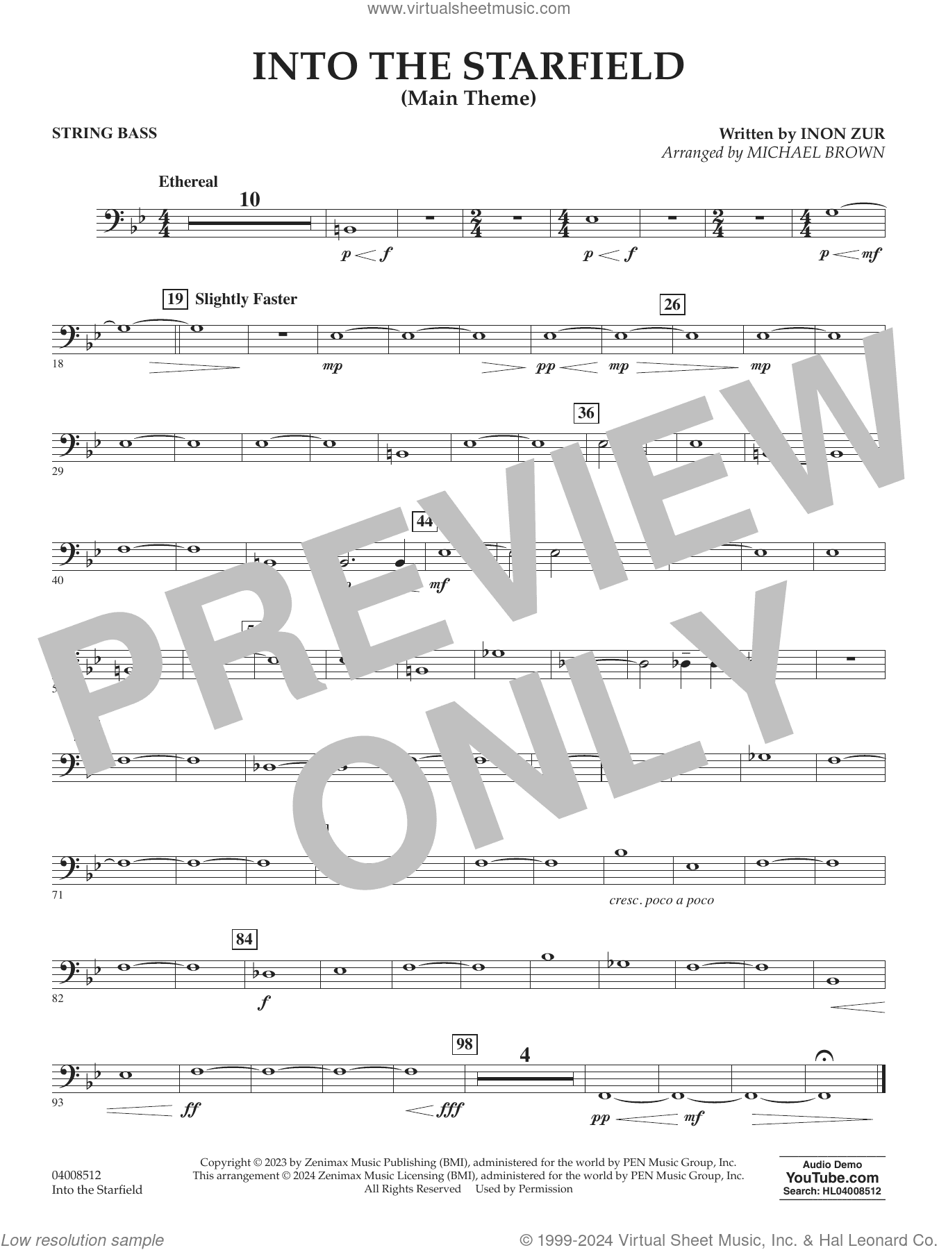 Into The Starfield (arr. Michael Brown)