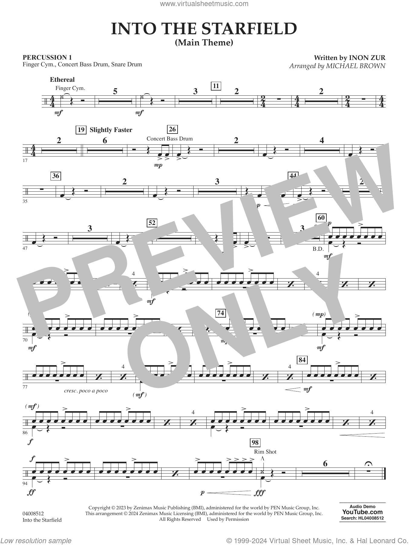Into The Starfield (arr. Michael Brown)