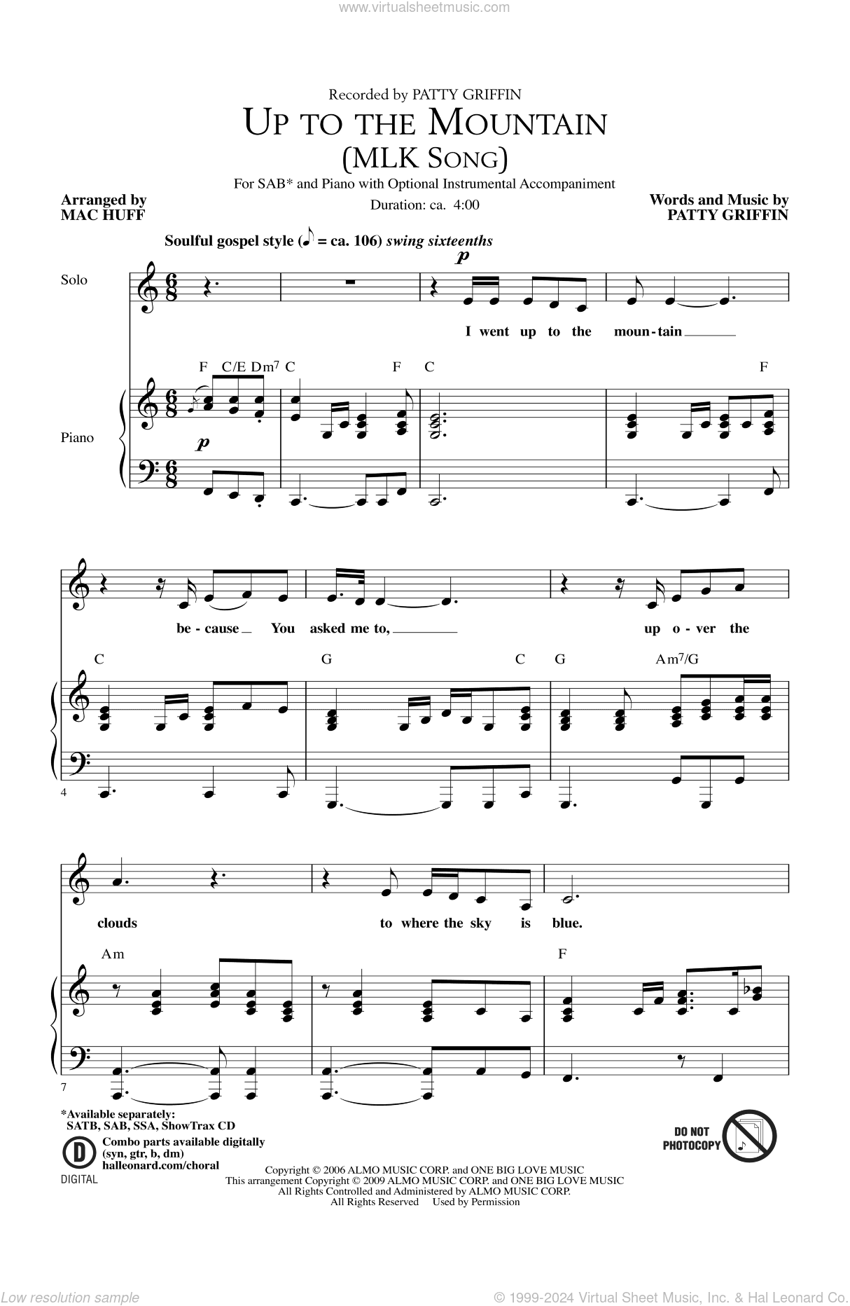 Up To The Mountain (MLK Song)