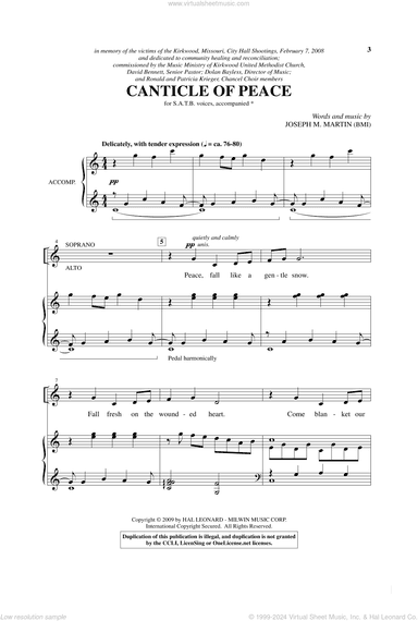 Canticle Of Peace