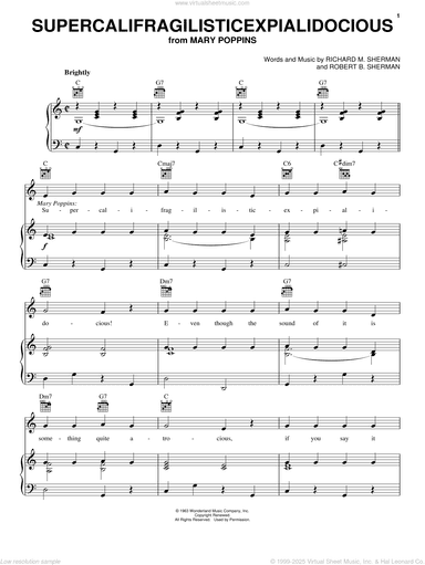 Supercalifragilisticexpialidocious (from Mary Poppins)