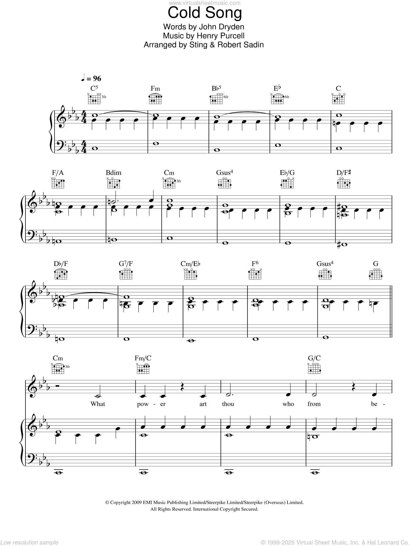 Cold Song
