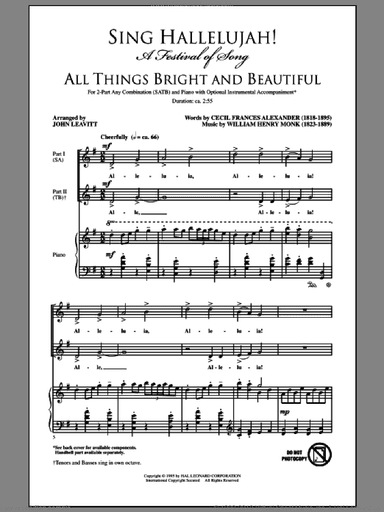 Sing Hallelujah! A Festival Of Song