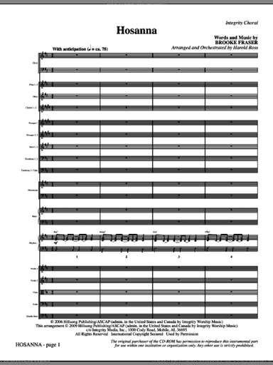 Hosanna (COMPLETE)
