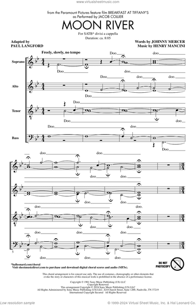 Moon River (arr. Paul Langford)