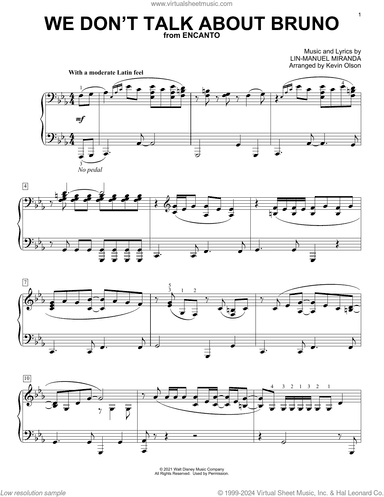 We Don't Talk About Bruno (from Encanto) (arr. Kevin Olson)