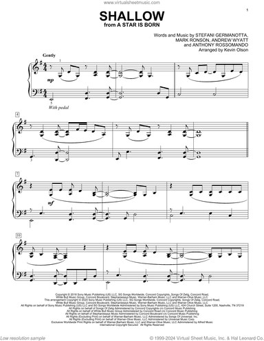 Shallow (from A Star Is Born) (arr. Kevin Olson)