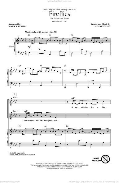 Fireflies (arr. Mark Brymer)
