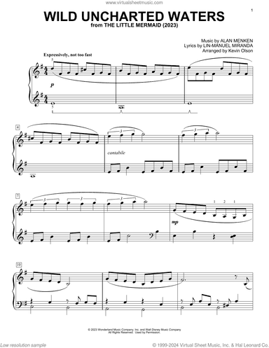 Wild Uncharted Waters (from The Little Mermaid) (2023) (arr. Kevin Olson)
