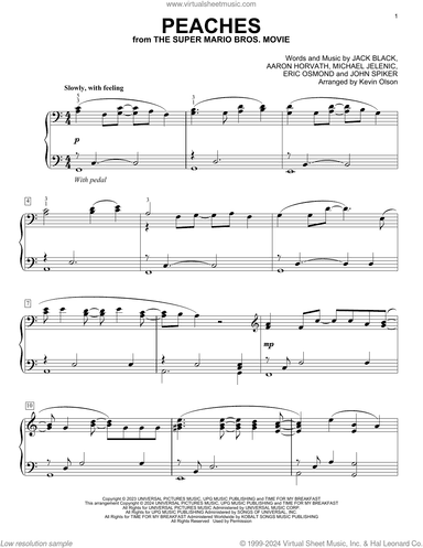 Peaches (from The Super Mario Bros. Movie) (arr. Kevin Olson)