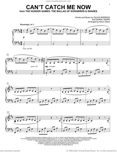 Can't Catch Me Now (from The Hunger Games: The Ballad of Songbirds and Snakes)
