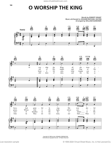 O Worship The King