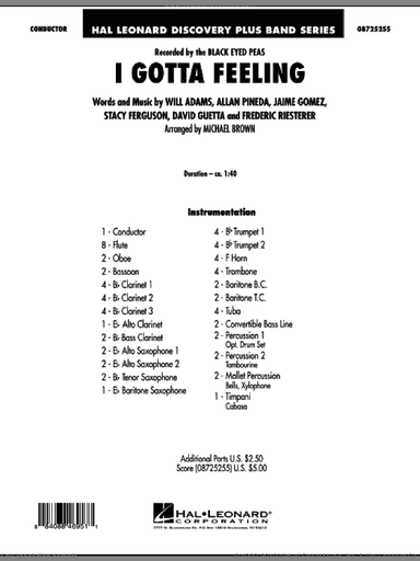 I Gotta Feeling (COMPLETE)