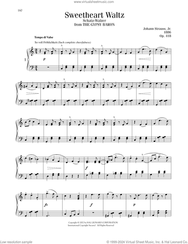 Sweetheart Waltz, Op. 418