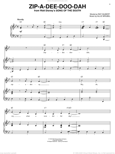 Zip-A-Dee-Doo-Dah (from Song Of The South)