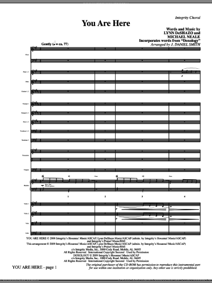 You Are Here (incorporating Doxology) (COMPLETE)