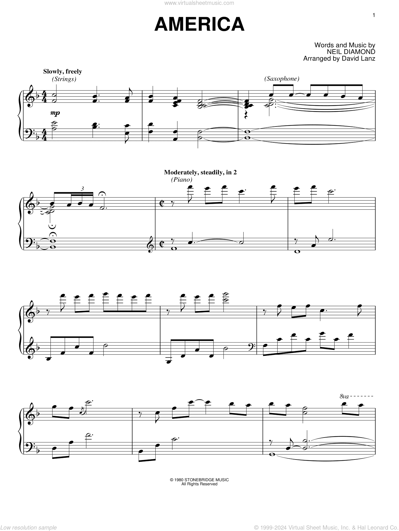 America, (intermediate)