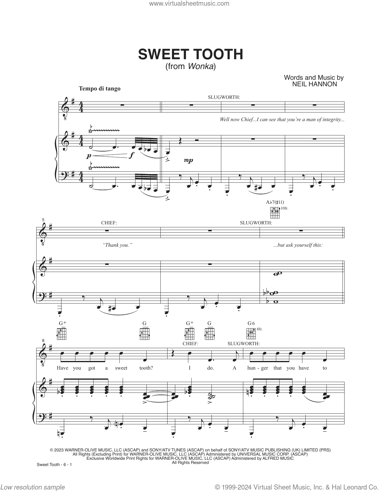 Sweet Tooth (from Wonka)